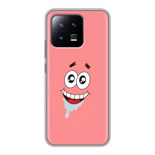 Чехлы с Патриком на Xiaomi 13 (Мордочка Патрика)