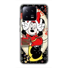 Чехол Disney Mouse Xiaomi 13 (PREMIUMPrint) (Минни peace)