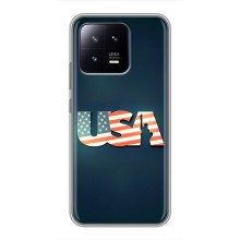 Чехол Флаг USA для Xiaomi 13 (USA)