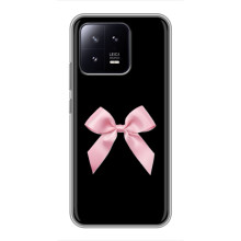 Чехол банты для Xiaomi 13 – Бант на черном