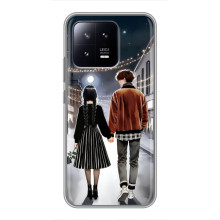 Чехол с дизайном Венздей 2 на Xiaomi 13 – Уэнсдей и Тайлер