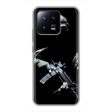 Чехол с украинским воином на Xiaomi 13 (Украинский снайпер)