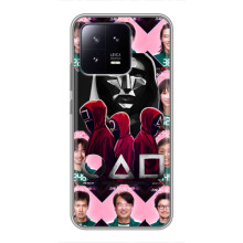 Чехол Гра в кальмара для Xiaomi 13 – Персонажи игры кальмара