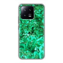Мраморный чехол на Xiaomi 13 (VPrint) (Салатный Мрамор)