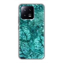 Мраморный чехол на Xiaomi 13 (VPrint) (Зеленый мрамор)
