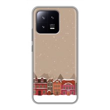 Новогодние, Праздничные Чехлы для Xiaomi 13 - 2024 год (Зимний город)