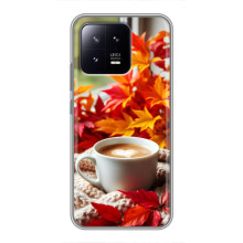 Чехол с уникальным дизайном «Осень с кофе» для Xiaomi 13