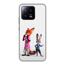 Силиконовый чехол с принтом Зоотрополіс для Xiaomi 13 – Джуди и Ник