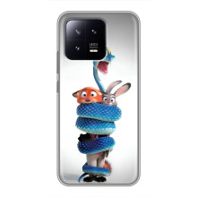 Силиконовый чехол с принтом Зоотрополіс для Xiaomi 13 – Змея Зоо