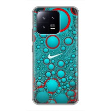 Силиконовый Чехол на Xiaomi 13 с картинкой Nike (Найк зеленый)