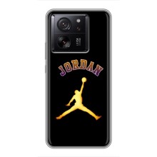 Чохли для Xiaomi 13T Pro - з картинкою JORDAN (AlphaPrint) (Jordan Gold)