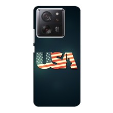 Чохол Прапор USA для Xiaomi 13T Pro – USA