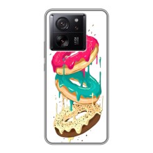 Чехол с изображением  вкусной еды для Xiaomi 13T Pro – Сочные пончики