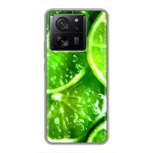 Чехол с изображением  вкусной еды для Xiaomi 13T Pro – Яркий ЛАЙМ