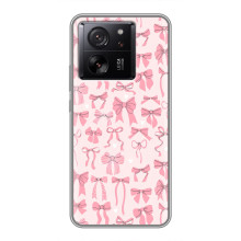 Чехол банты для Xiaomi 13T Pro – Фон бантики