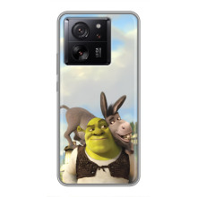 Чехол с мультфильмом Шрек на Xiaomi 13T Pro – Шрек и осел