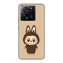 Чехол с Лабубу на Xiaomi 13T Pro – Коричневый Лабубу