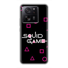 Чехол Гра в кальмара для Xiaomi 13T Pro – Логотип игры кальмара