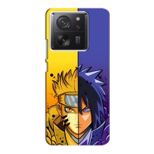 Купить Чехлы на телефон с принтом Anime для Сяоми 13Т Про – Naruto Vs Sasuke