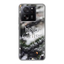 Новогодние, Праздничные Чехлы для Xiaomi 13T Pro - 2024 год (Hello winter)