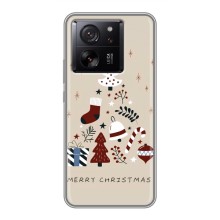 Різдвяні Чохли для Xiaomi 13T Pro (VPrint) (Merry Christmas)