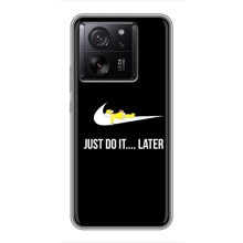 Силиконовый Чехол на Xiaomi 13T Pro с картинкой Nike (Later)