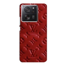 Текстурный Чехол Louis Vuitton для Сяоми 13Т Про – Красный ЛВ