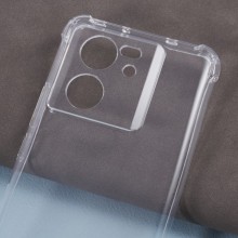 TPU чохол GETMAN Ease logo посилені кути Full Camera для Xiaomi 13T / 13T Pro – Прозорий