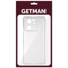 TPU чехол GETMAN Ease logo усиленные углы Full Camera для Xiaomi 13T / 13T Pro – Прозрачный