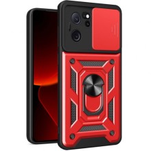 Ударопрочный чехол Camshield Serge Ring для Xiaomi 13T / 13T Pro – Красный