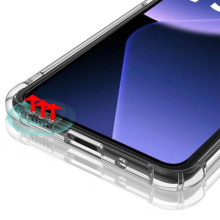 TPU чехол GETMAN Ease logo усиленные углы Full Camera для Xiaomi 13T / 13T Pro – Прозрачный