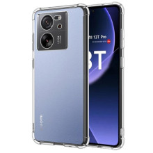 TPU чехол GETMAN Ease logo усиленные углы Full Camera для Xiaomi 13T / 13T Pro – Прозрачный