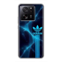 Чохли Адидас для Xiaomi 13T (AlphaPrint) (Синій Адідас)
