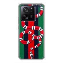 Чохли  GUCCI для Ксіаомі 13Т (AlphaPrint) (Gucci змія)