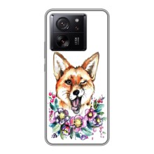 Чехлы с картинкой Лисички для Xiaomi 13T (VPrint) (Веселая лисичка)