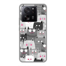 Чохли з Котиками для Xiaomi 13T (VPrint) (Мальовані котики)