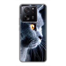Чохли з Котиками для Xiaomi 13T (VPrint) (Сірий Кіт)