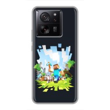 Чехол Майнкрафт на Xiaomi 13T (AlphaPrint) Minecraft (персонажи Minecraft)