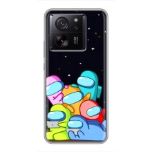 Чехол Амонг Ас для Xiaomi 13T (AlphaPrint) (Скины в космосе)