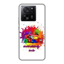 Чехол Амонг Ас для Xiaomi 13T (AlphaPrint) (Яркий АмонгАс)
