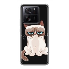 Чохол з принтом для Xiaomi 13T (AlphaPrint) Модні коти (Сумний кіт)