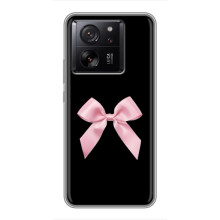Чехол банты для Xiaomi 13T – Бант на черном