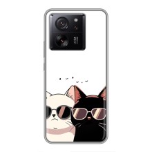 Чохол з малюнком кіт на Xiaomi 13T (Коти в окулярах)
