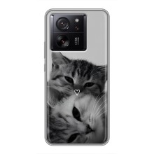 Чохол з малюнком кіт на Xiaomi 13T (Пара котів)