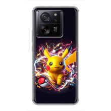 Чехол с Пикачу на Xiaomi 13T (Пикачу с мячом)