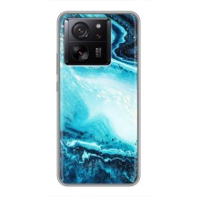 Мраморний чехол на Xiaomi 13T (VPrint) (Блакитний мрамор)