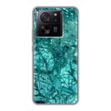 Мраморний чехол на Xiaomi 13T (VPrint) (Зелений мрамор)