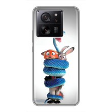 Силиконовый чехол с принтом Зоотрополіс для Xiaomi 13T – Змея Зоо