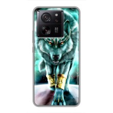 Захисні чохли для Ксіаомі 13Т (AlphaPrint) (ХІТ продаж) ВОВК (Яскравий вовк)