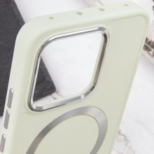 TPU чохол Bonbon Metal Style with MagSafe для Xiaomi 14 Pro – Білий